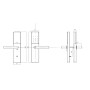 Розумний дверний біометричний замок SEVEN LOCK SL-7779BFW