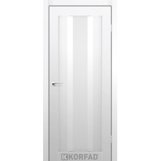 Двері міжкімнатні Korfad, Aliano AL-02, Скло Сатин Білий 