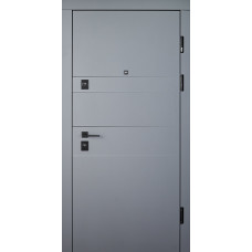 Трьохконтурні вхідні двері модель Moderna комплектація Grand ABWEHR (493)
