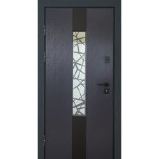Вхідні двері з терморозривом модель Olimpia Glass комплектація Bionica 2 ABWEHR (LP3)